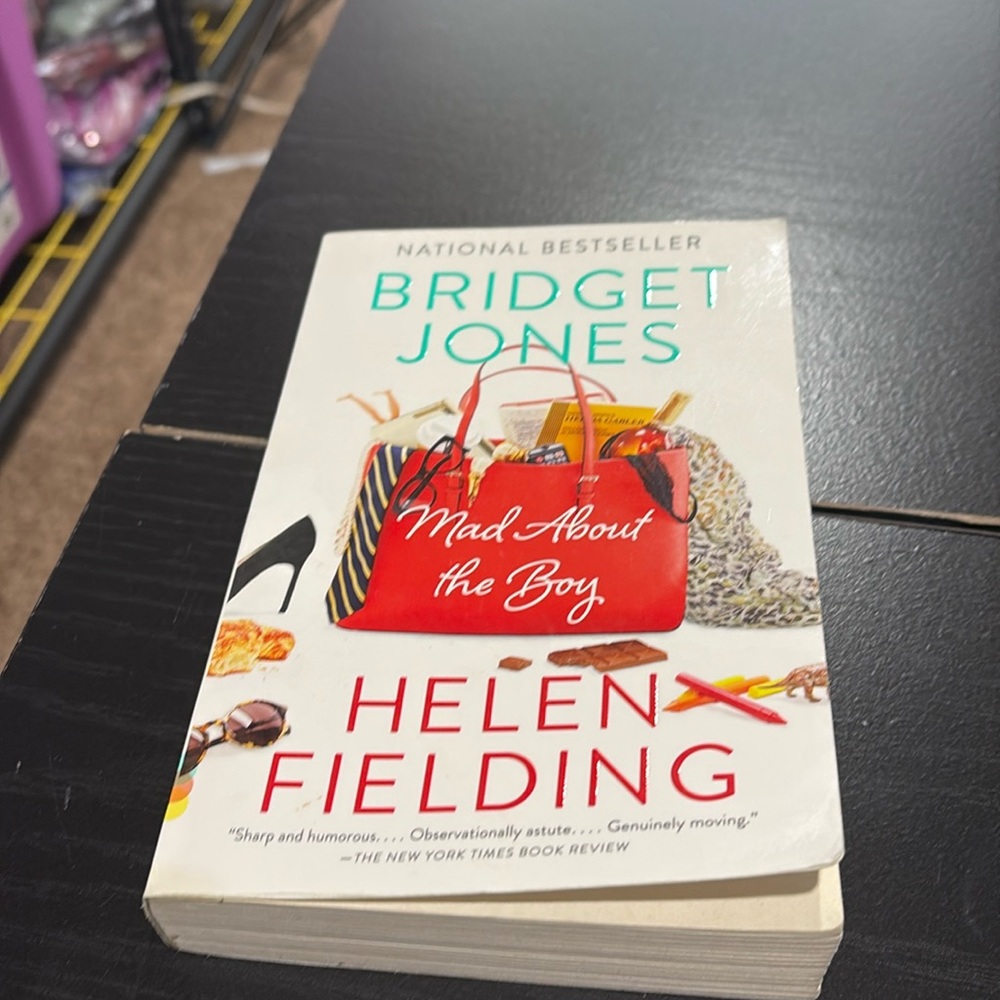 Bridget Jones Mad About the Boy by Helen Fielding paperback book